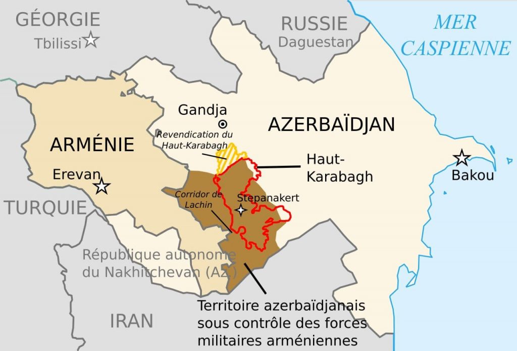 Carte Azerbaidjan